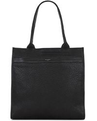 Saint Laurent - Sac Cabas Leather Tote Bag - Lyst