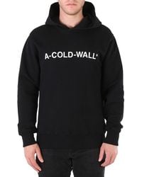 A_COLD_WALL* - Essential Logo Cotton Hoodie - Lyst