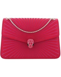 BVLGARI - Serpenti Forever Leather Shoulder Bag - Lyst