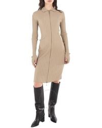 Burberry - Ekd Logo Viscose-Blend Dress - Lyst