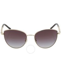 Tory Burch - Grey Gradient Cat Eye Sunglasses - Lyst