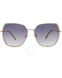 Guess Factory - Blue Gradient Butterfly Sunglasses Gf0416 28w 60 - Lyst