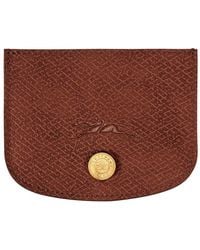Longchamp - Epure Leather Card Holder - Lyst
