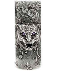 Gucci - Feline Head Money Clip - Lyst