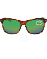 Costa Del Mar - Vela Green Mirror Polarized Polycarbonate Sunglasses Vla 10 Ogmp 56 - Lyst