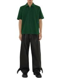 Burberry - Logo Embroidered Polo Shirt - Lyst