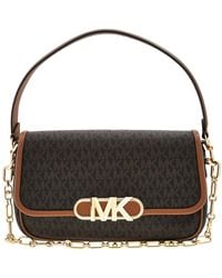 Michael Kors - Ladies Monogram-Pattern Logo-Plaque Bag - Lyst