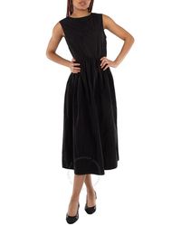Bally - Sleeveless Duchess Midi Dress, Brand Size 40 (Us - Lyst