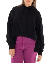 JW Anderson - Cropped Drawstring Hoodie - Lyst