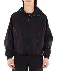 Ferragamo - Ferragamo Line Hooded Jacket - Lyst