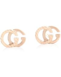 Gucci - Gg Running 18K Rose Earrings - Lyst