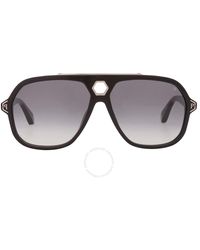 Philipp Plein - Grey Gradient Navigator Sunglasses Spp004m 0700 61 - Lyst
