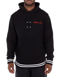 Balmain - Signature-Embroidered Cotton Hoodie - Lyst