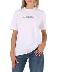 Stella McCartney - Pure High Frequency Gel Logo Cotton T-shirt - Lyst