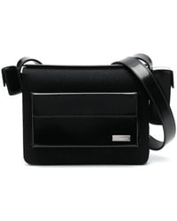 Ferragamo - Multi-Pocket Zipped Calf Leaather Shoulder Bag - Lyst