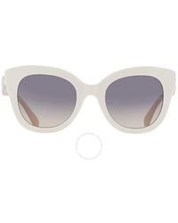 Kate Spade - Grey Shaded Cat Eye Sunglasses Belah/s 010a/gb 50 - Lyst