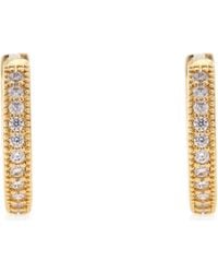 PANDORA - Shine Hoop Earrings With Clear Cubic Zirconia - Lyst