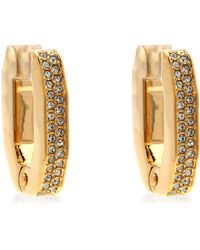 Swarovski - Ladies Dextera Octagon Hoop Earrings - Lyst