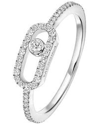 Messika - Move Uno 18K Diamond Ring - Lyst