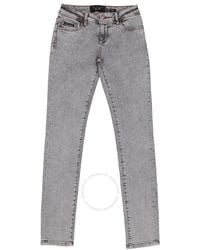 Philipp Plein - Slim-fit Stretch Denim Jeans - Lyst