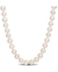 Amour - 7.5-8Mm Cultured Freshwater Pearl Strand Necklace - Lyst