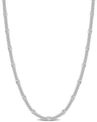Amour - Double Curb Link Chain Necklace - Lyst