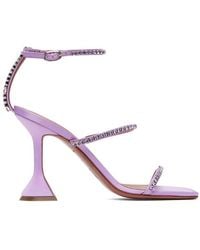 AMINA MUADDI - Crystals Gilda Sandals, Brand Size 36 Us - Lyst