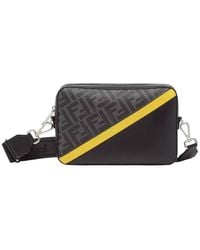 Fendi - Diagonal Compact Shoulder Bag - Lyst