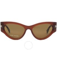 Marc Jacobs - Brown Cat Eye Sunglasses Mj 1045/s 009q/70 53 - Lyst