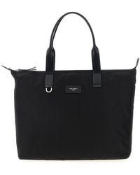 Dolce & Gabbana - Dolce & Gabbana Nylon With Leather Trim Tote Bag - Lyst