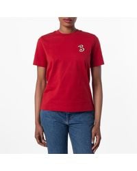 Burberry - B Snake Cotton T-Shirt - Lyst