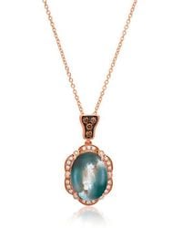 Le Vian - Ladies Peacock Aquaprase Necklaces Set - Lyst