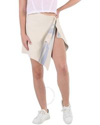 Jacquemus - Asymmetrical Hem High Waist Skirt - Lyst