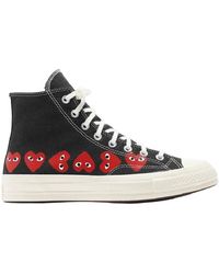 Comme des Garçons - Play X Converse Multi Heart Sneakers, Brand Size 8 Us - Lyst