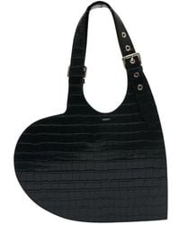 Coperni - Croco Belt Heart Shoulder Bag - Lyst