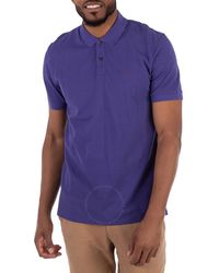 BOSS - Embroidered Logo Cotton Polo Shirt - Lyst