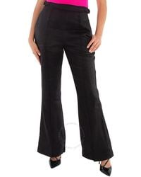 Aje. - Linen-Blend Elements Flared Pant, Brand Size 8 (Us - Lyst
