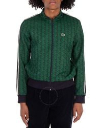 Lacoste - Long Sleeves Cotton Zip Up Sweater, Brand Size 5 - Lyst
