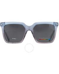 Polaroid - Core Polarized Grey Rectangular Sunglasses Pld 4115/s/x 0ws6/m9 54 - Lyst