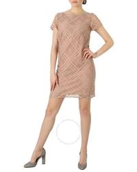 Burberry - Liberty Check Lace Dress - Lyst