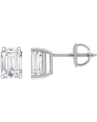 Brilliant Diamond - 14Kt 1.00 Carat Lab Grown Diamond Stud Earrings For - Lyst