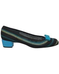 Ferragamo - Vara Crochet Pumps - Lyst