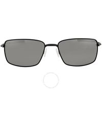 Oakley - Square Wire Polarized Iridium Rectangular Sunglasses Oo4075 407505 60 - Lyst