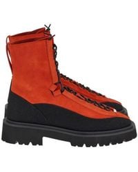 Ferragamo - Atlante Hybrid Combat Boots - Lyst