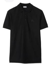 Burberry - Eddie Ekd Cotton Polo Shirt - Lyst
