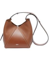 Max Mara - Deer-Print Leather Small Bucket Bag - Lyst