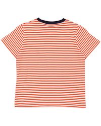Save The Duck - Kids Yasu Stripe Print Cotton T-shirt - Lyst