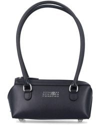 MM6 by Maison Margiela - New Bauletto J Mini Bag Calf Leather Internal Shoulder - Lyst