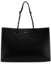 Jil Sander - Leather Tangle Shopping Bag Borse A Mano - Lyst