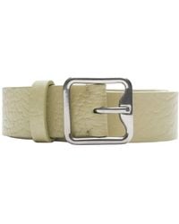 Burberry - Leather B Buckle Belt - Lyst